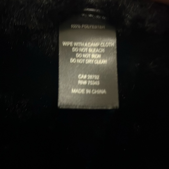 House of Harlow Faux Leather Biker Vest - Med/Black - Picture 5 of 6